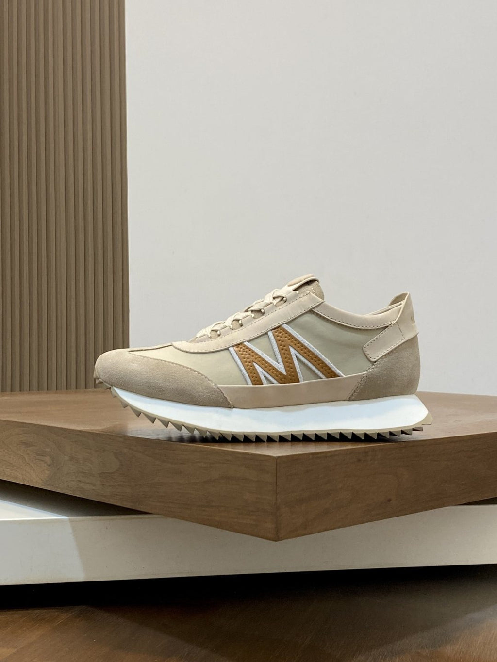 Moncler Men's Low-Top Mesh Sneakers — side